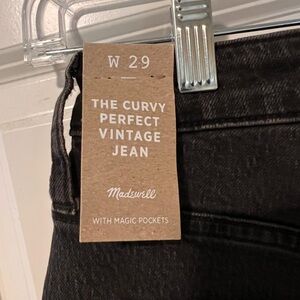 NWT Madewell Curvy Perfect Jean